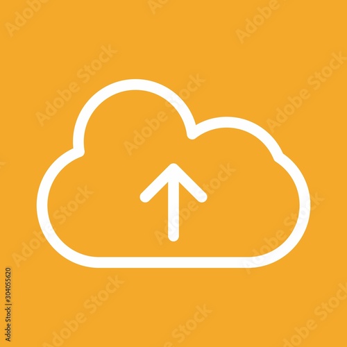 upload icon isolated on background