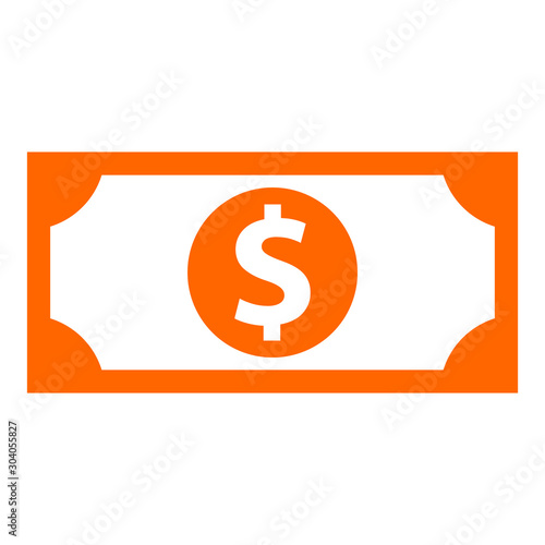 Dollar und Geldschein