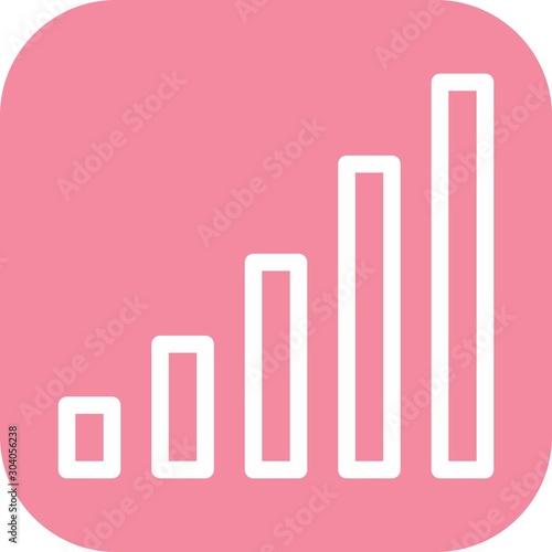 signals icon isolated on background
