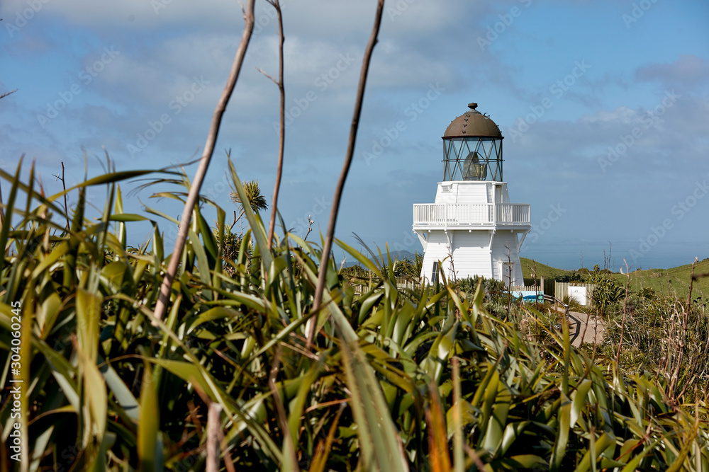 Manukau Heads from South Head, Manukau, Auckland, New Zealand Stock