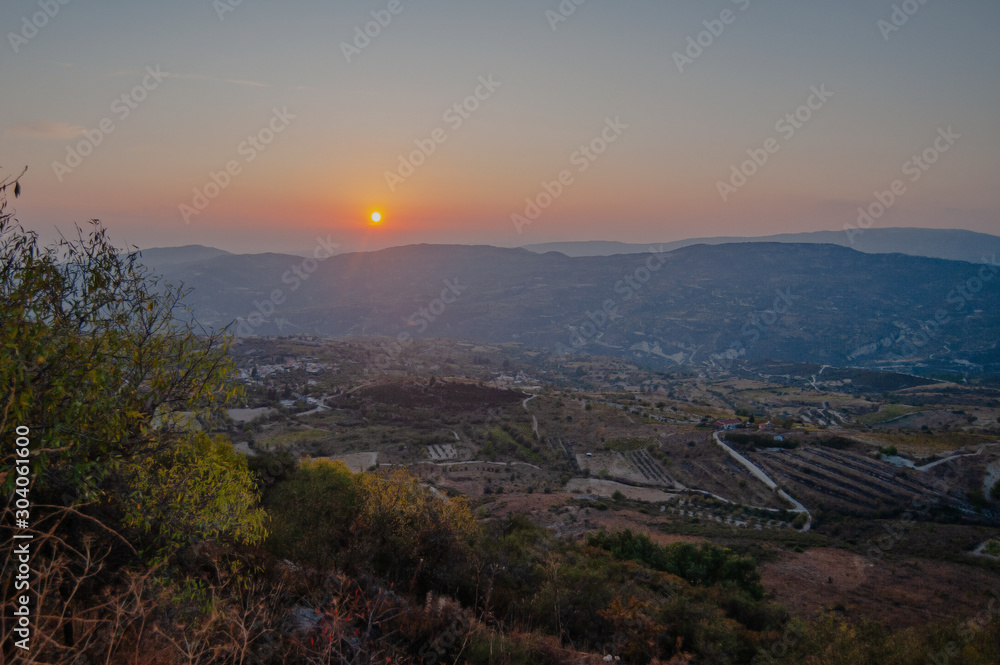 Obraz premium Vasa belongs to the Cypriot villages that have kept the traditions of winemaking for centuries. Vasa is famous for its red wine and zivaniya - grape vodka. 