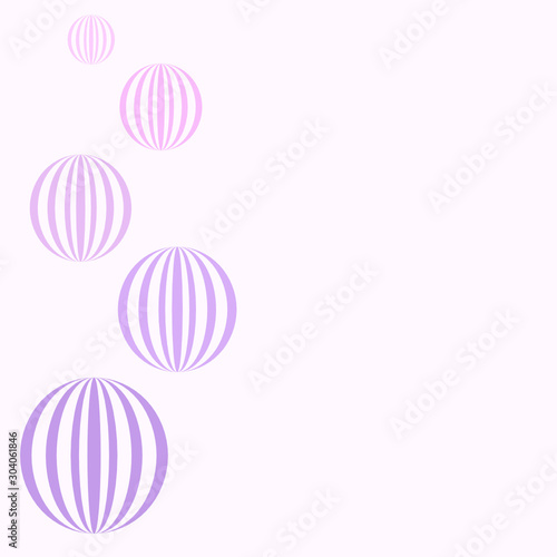 Simple background with round shapes for greeting cards 
