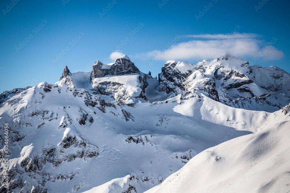 Winterlandschaft in den Alpen