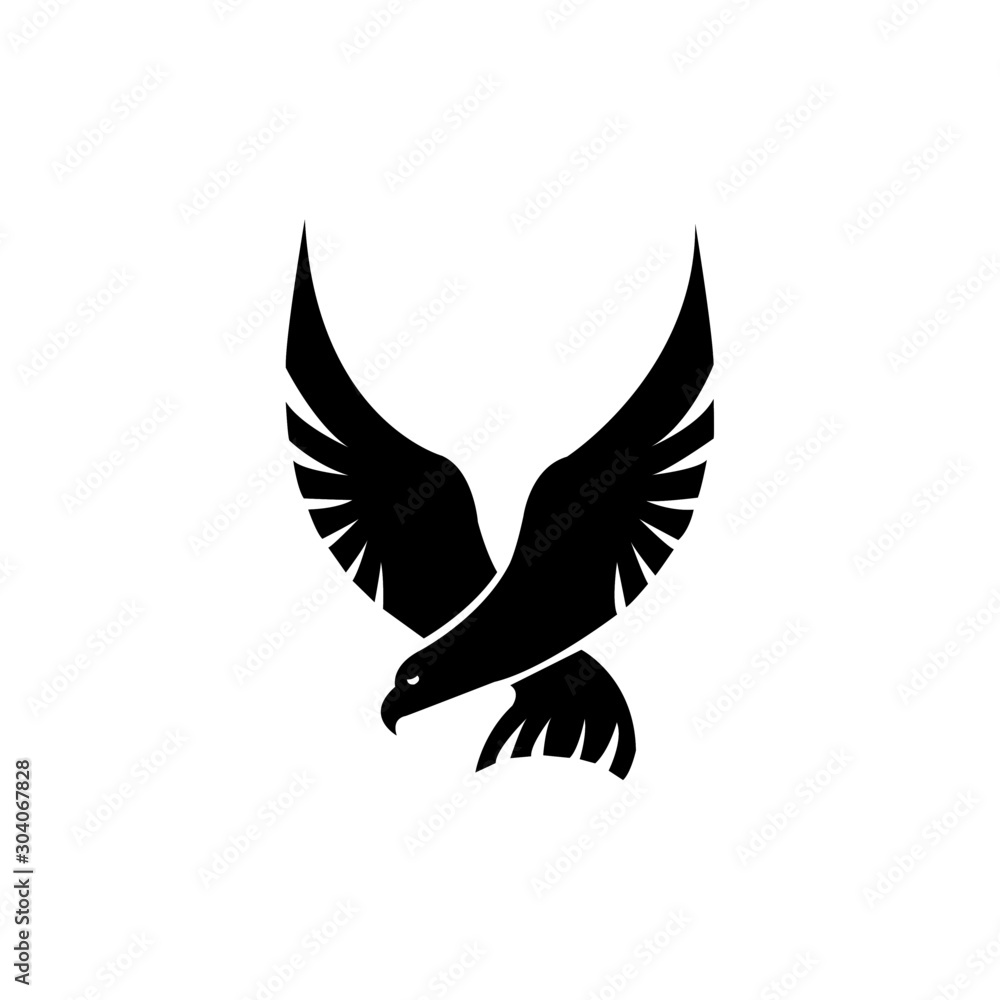 Fototapeta premium Eagle icon vector - illustration