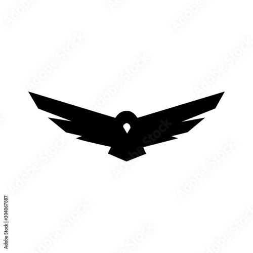 Eagle icon vector - illustration