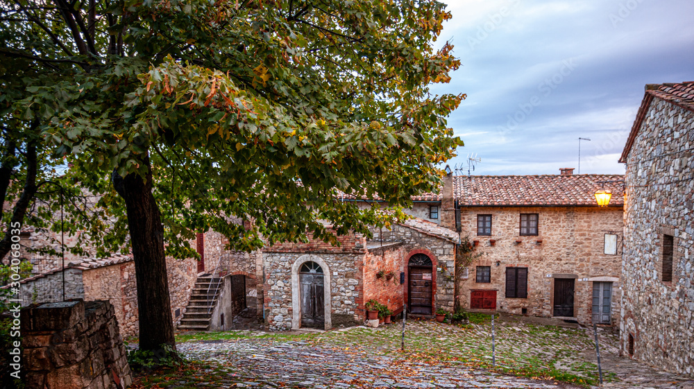 Uscan Medieval Village Rocca d'Orcia  Tuscvany Italy