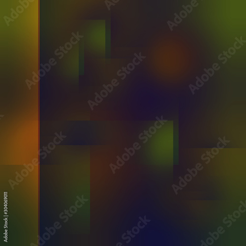 Geometric square background with abstract lines and shapes muted dark colors gradient
