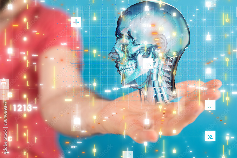 Fototapeta premium interface as medical network concept