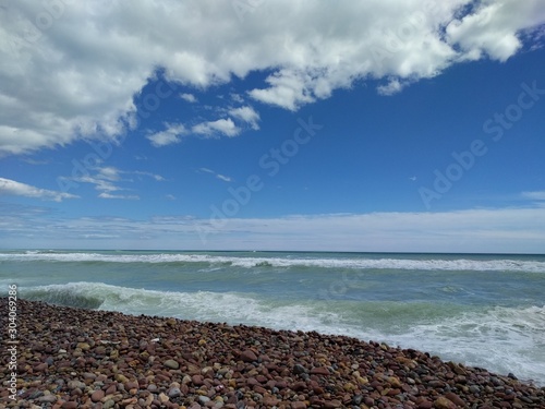 maravillosa vista de la playa photo