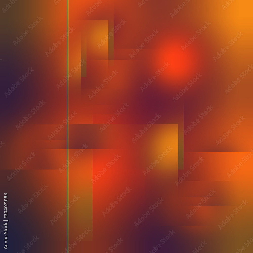 Geometric square background with abstract lines and shapes gradient mix