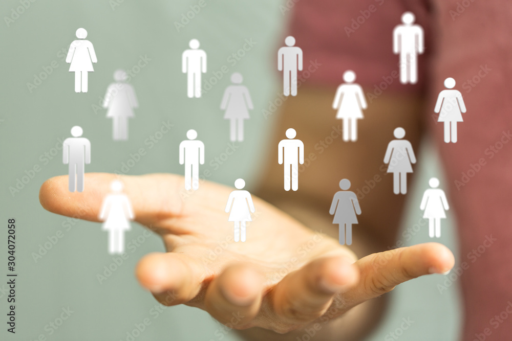 Stack of hands showing unity and teamwork 3d. Stack of hands showing unity and teamwork 3d.