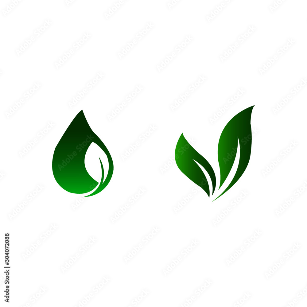 Eco green icon vector - illustration Eco green icon vector - illustration