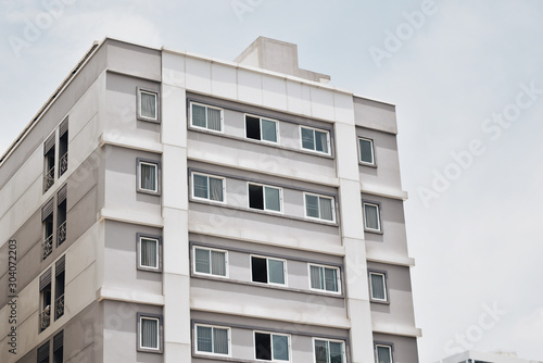 modern apartment building