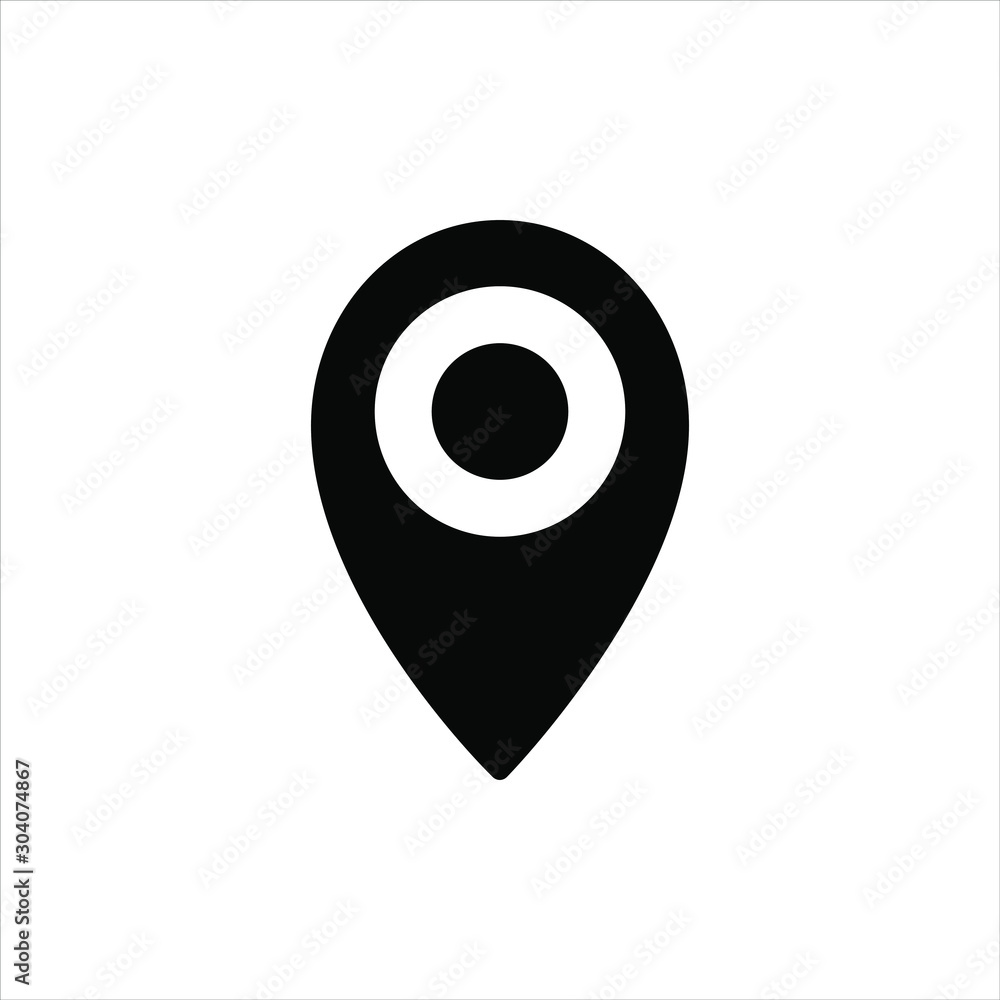 Location icon isolated on white background Location icon isolated on white background