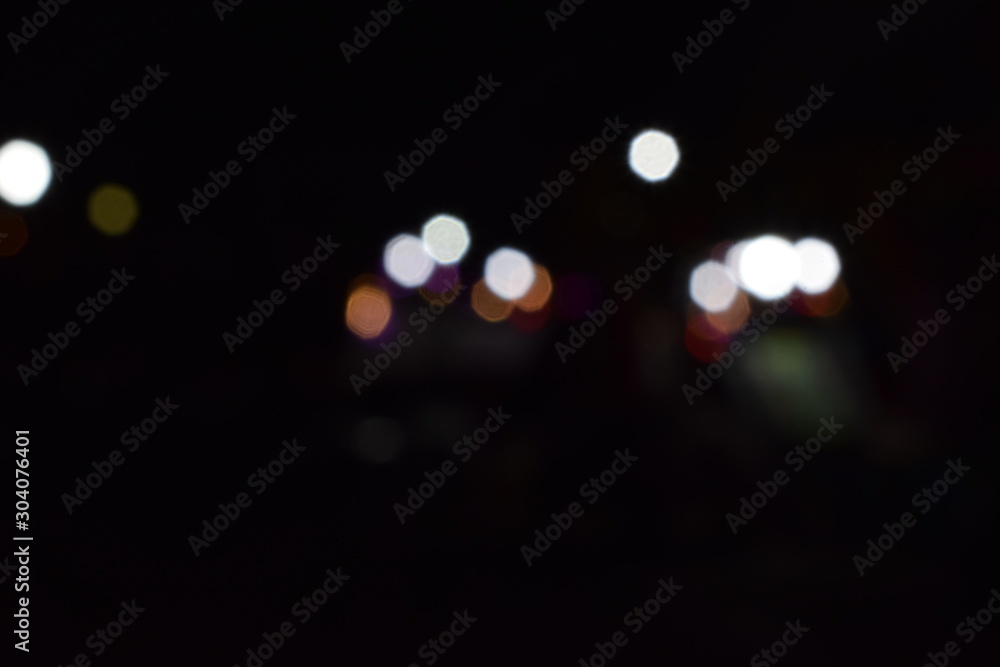 Night light bokeh Night light bokeh