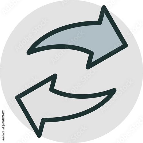 reload icon isolated on background