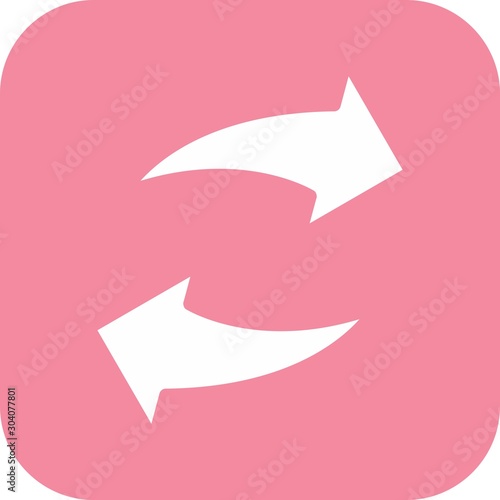 reload icon isolated on background
