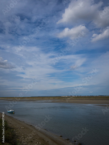 Low tide at the  mouth of the Somme at St Valery sur Somme