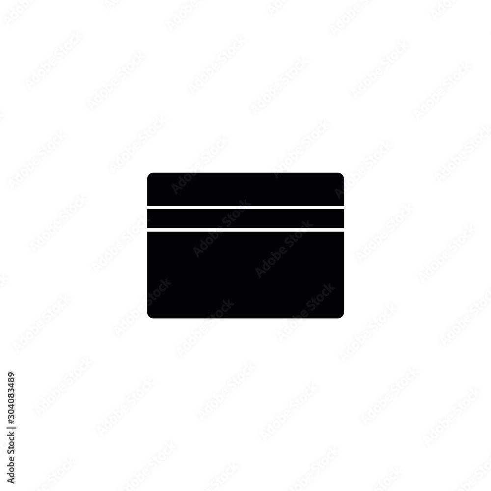credit card icon. vector flat illustration credit card icon. vector flat illustration
