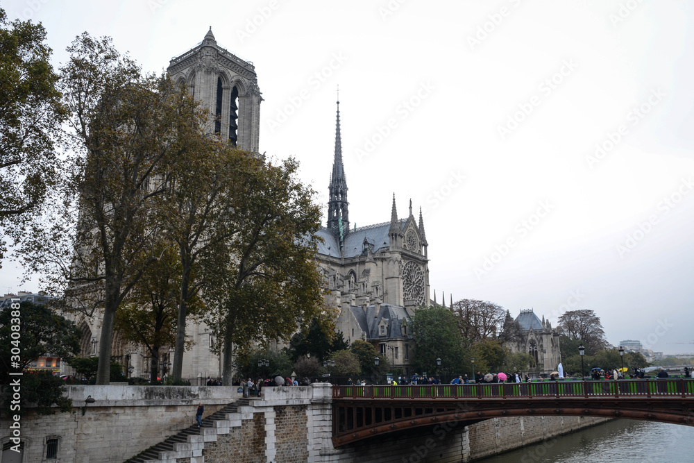 Naklejka premium notre dame in paris