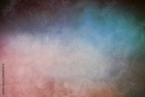 pastel colored grungy backdrop with spotlight