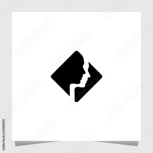 Double Face Logo Inspirations Template