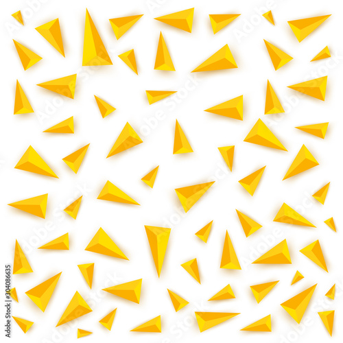 Abstract yellow geometric background.