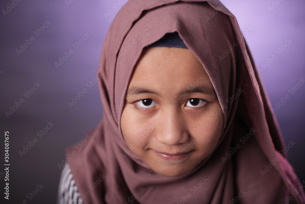 Happy Muslim Girl Happy Muslim Girl