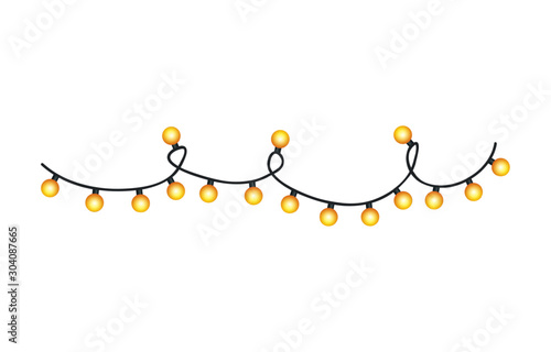 lights bulbs decoration christmas design