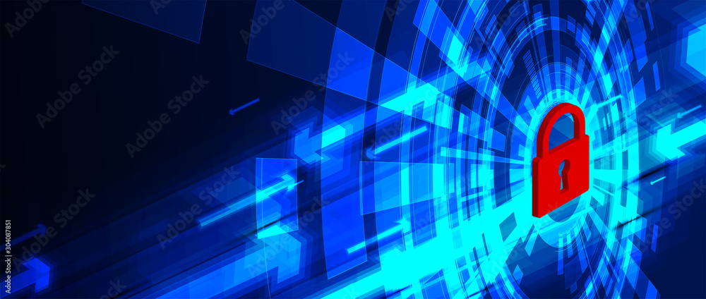 Cybersecurity and information or network protection. Future technology web services for business and internet project Cybersecurity and information or network protection. Future technology web services for business and internet project