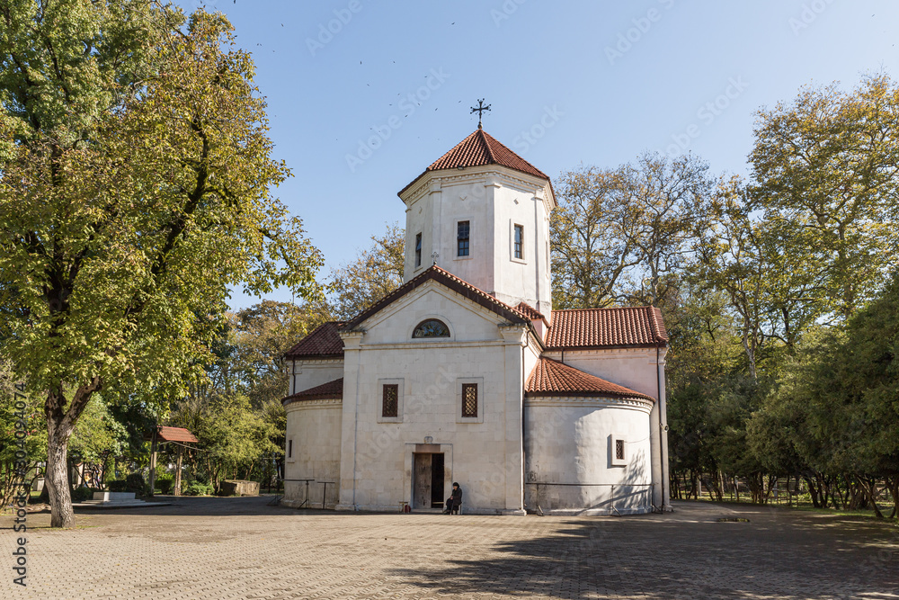 The Church of Vlacherna Mother of God in Zugdidi is located in the Dadiani Palace - the residence of an ancient family of Megrelian princes in Georgia