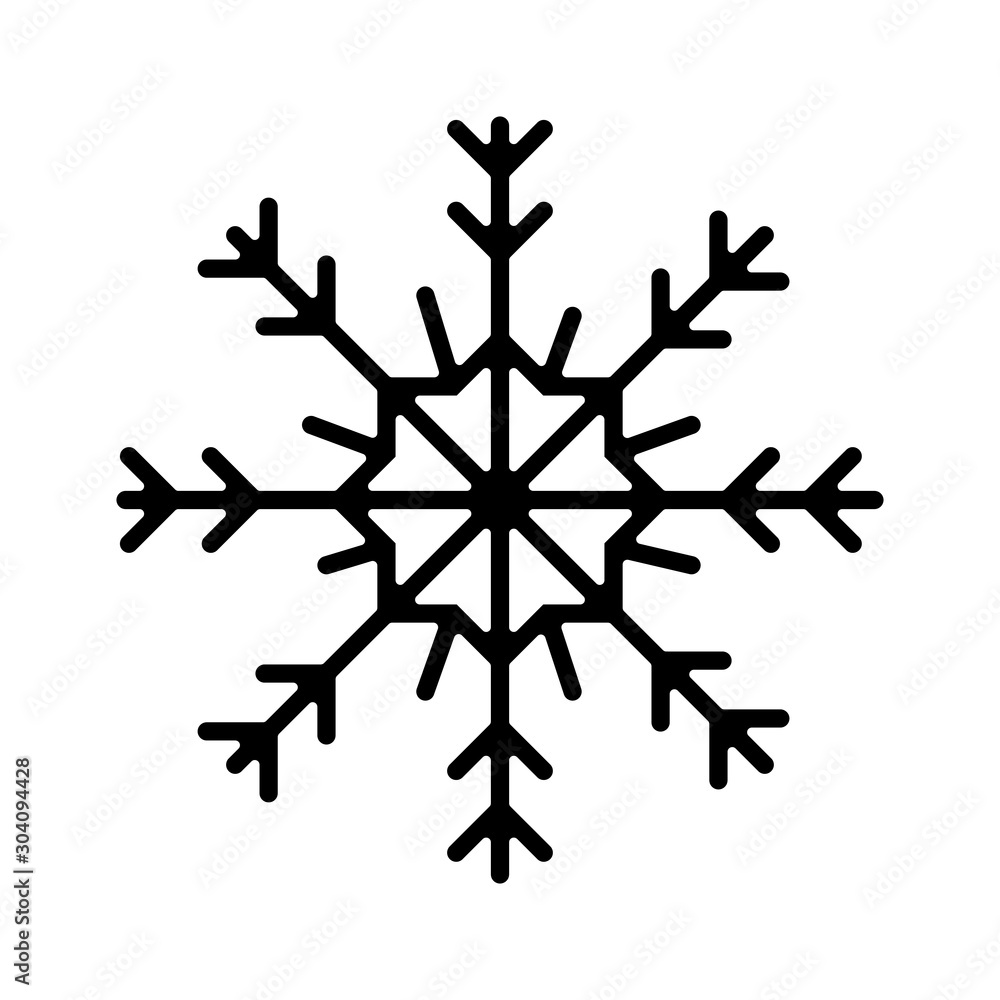 snowflake christmas decoration isolated icon vector illustration design snowflake christmas decoration isolated icon vector illustration design