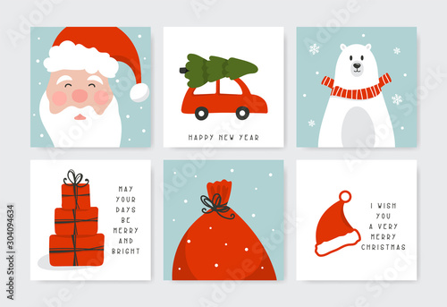 Christmas card set.