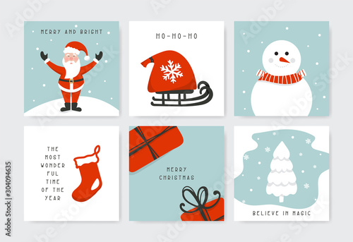 Christmas card set.