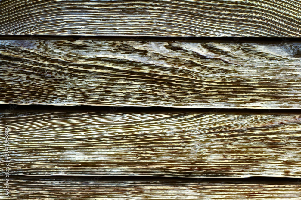 Fototapeta premium Old boards with pronounced wood texture.
