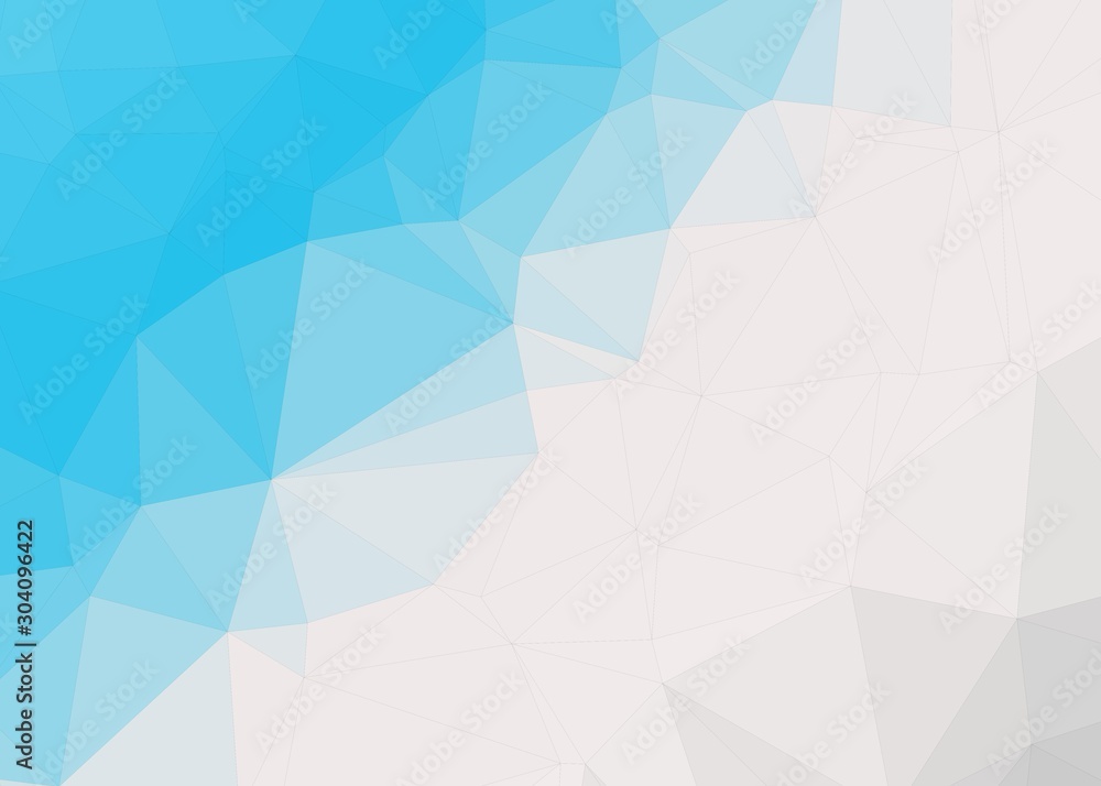 Obraz premium Sky Color Abstract trianglify Generative Art background illustration