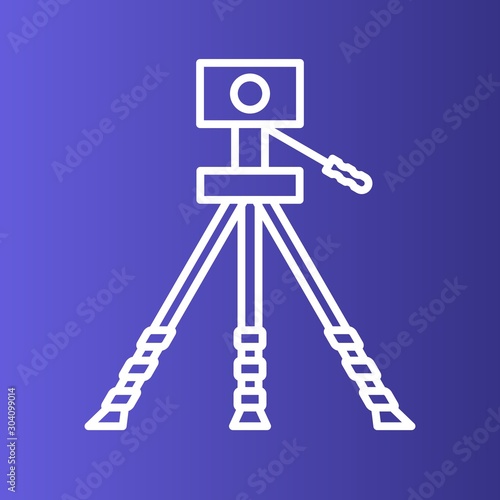 Geodesy Icon Isolated On Abstract Background