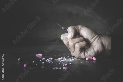 Foto Stop drug addiction concept
