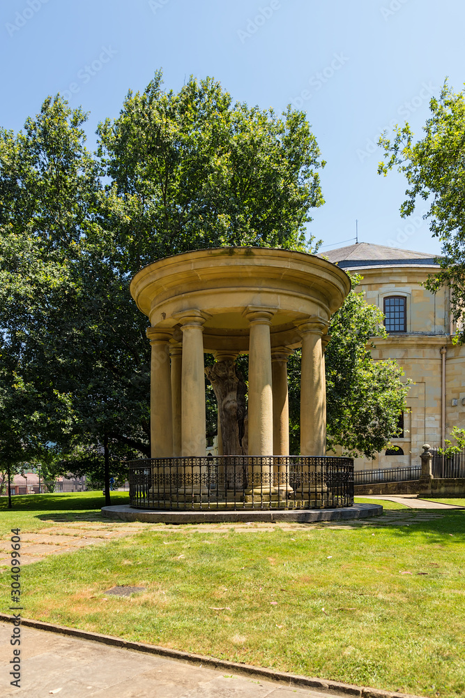 Guernica, Spain. Rotunda, built around the old 