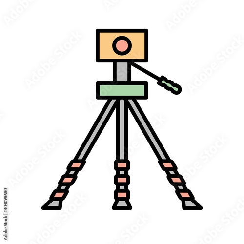 Geodesy Icon Isolated On Abstract Background