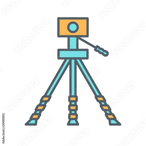 Geodesy Icon Isolated On Abstract Background