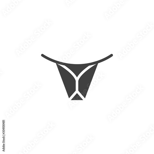 Male Underpants vector icon. filled flat sign for mobile concept and web design. Sexy underwear for man glyph icon. Symbol, logo illustration. Vector graphics