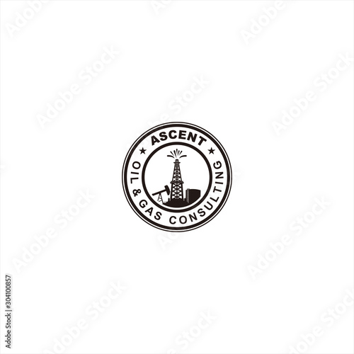 Oil and gas Logo Design template