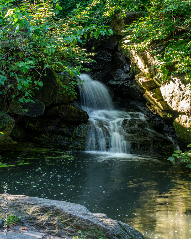 Waterfall at Glen Span Arch Central Park