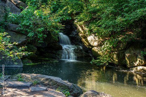 Waterfall at Glen Span Arch Central Park