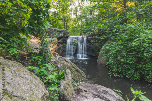 Waterfall near the Huddlestone Arch Central Park
