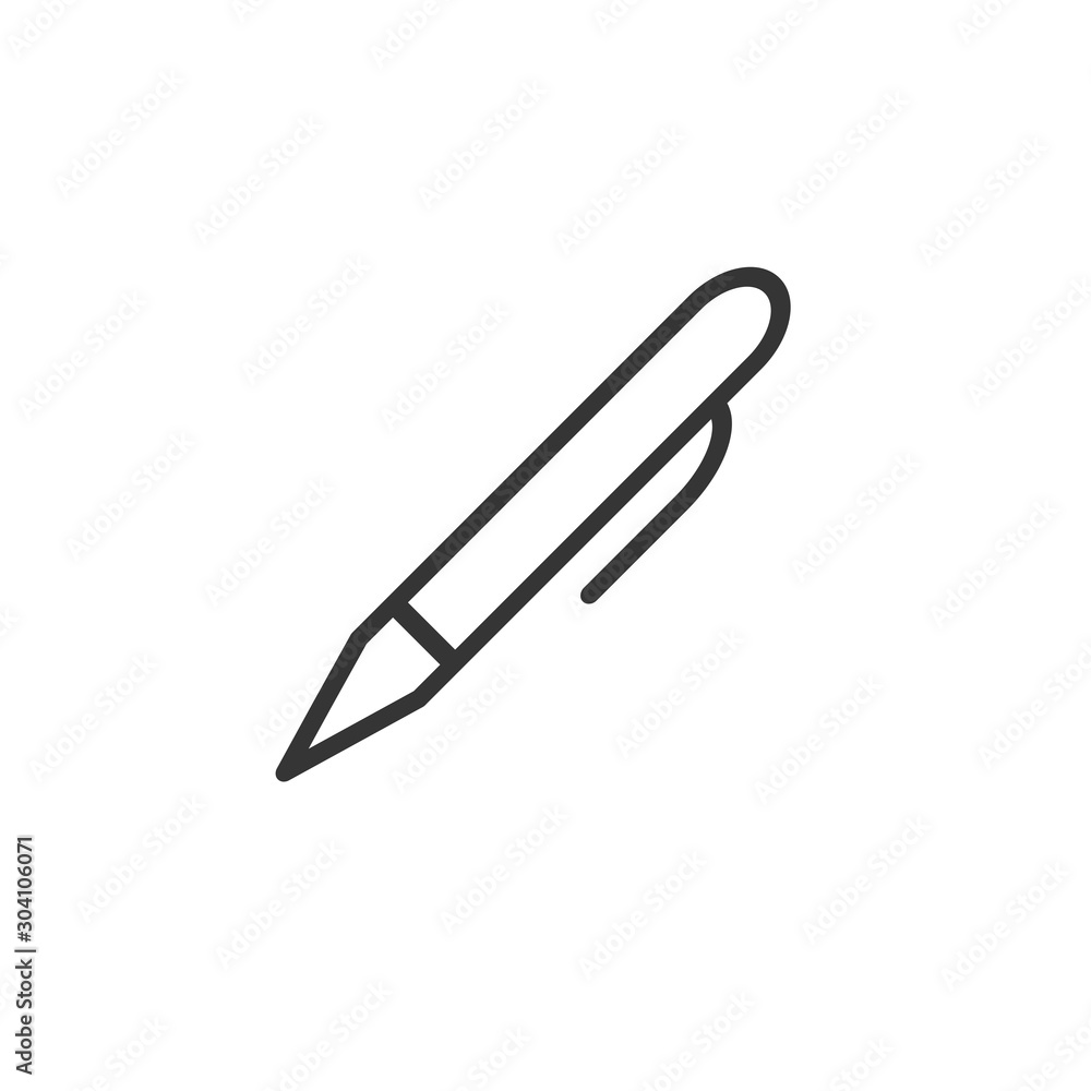 Pen Icon Vector Illustration Pen Icon Vector Illustration