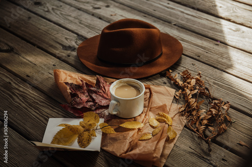 Coffee flat lay 