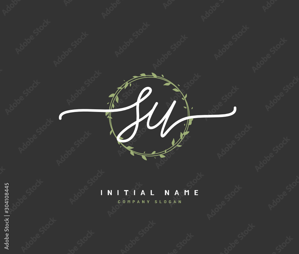 S U SU Beauty vector initial logo, handwriting logo of initial signature, wedding, fashion, jewerly, boutique, floral and botanical with creative template for any company or business. S U SU Beauty vector initial logo, handwriting logo of initial signature, wedding, fashion, jewerly, boutique, floral and botanical with creative template for any company or business.
