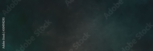 very dark blue, dark slate gray and dark gray color background with space for text or image. vintage texture, distressed old textured painted design. can be used as header or banner
